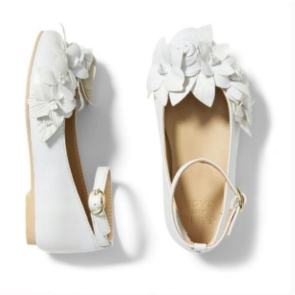 Janie and Jack flower dress shoes